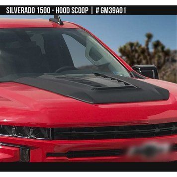 Capac pentru capota Chevrolet Silverado 1500 2019-2025 negru AIR DESIGN GM39A01