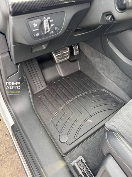 Коврики автомобильные 3D Лайнеры High Performance передние Audi Q5 2018 - 2024 черный WeatherTech 4411461IM 4411461IM фото