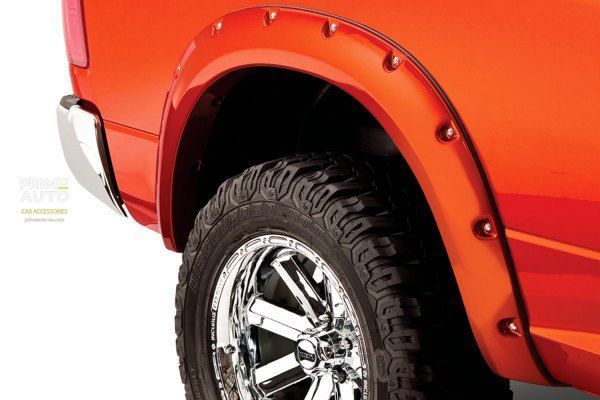 Fender Flares set 4 PCs RAM/Dodge Ram 1500 Classic 2002-2008 Forge-style black Bushwacker 58203-08