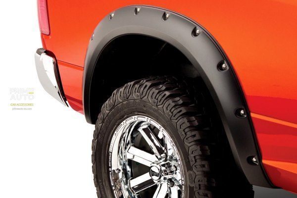 Fender Flares set 4 PCs RAM/Dodge Ram 1500 Classic 2002-2008 Forge-style black Bushwacker 58203-08