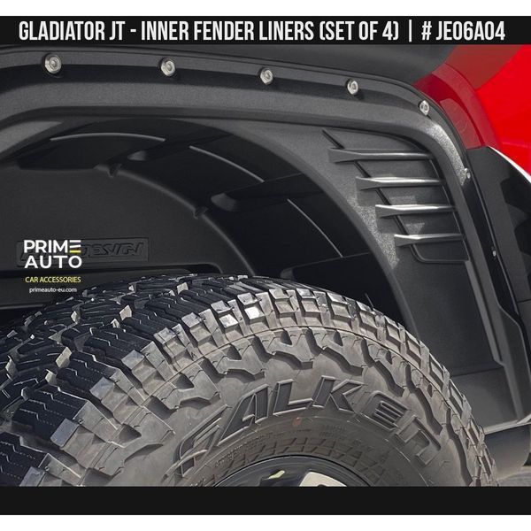 Podszewka Jeep Gladiator 2019-2025 czarny AIR DESIGN JE06A04
