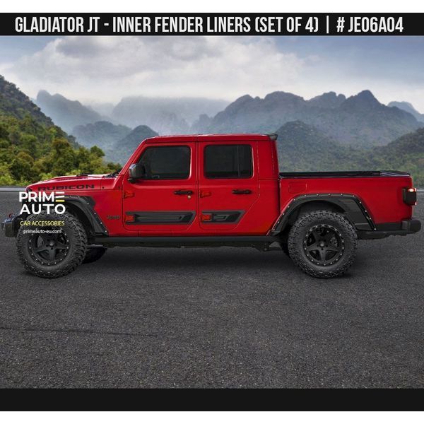 Podszewka Jeep Gladiator 2019-2025 czarny AIR DESIGN JE06A04