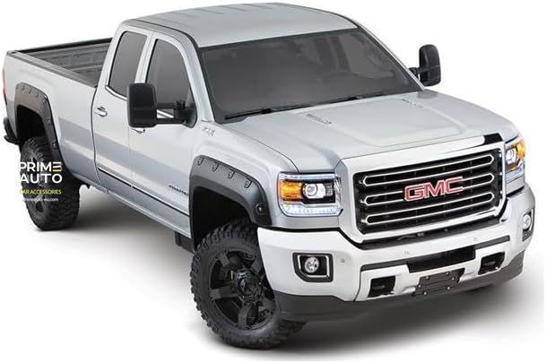 Poszerzenia nadkoli ustawić 4 szt GMC Sierra 2500/3500 HD 2011-2014 Boss Pocket-style czarny Bushwacker 40953-02