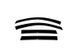 Window Deflectors 4 pcs Set Ford MAVERICK 2022-2025 Ventvisor OUTSIDE MOUNT Smoke AVS 94182