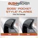 Poszerzenia nadkoli ustawić 4 szt GMC Sierra 2500/3500 HD 2011-2014 Boss Pocket-style czarny Bushwacker 40953-02