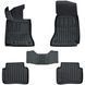 Dywaniki gumowe z bokiem zestaw 5 szt Mercedes-Benz B-Class 2021 + (V W206) czarny SOVA-PL