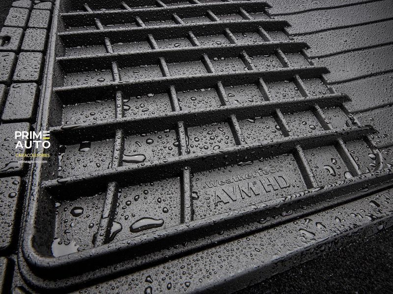 Covorașe universale din cauciuc cu o margine HeavyDuty negru WeatherTech 11AVMSBHD