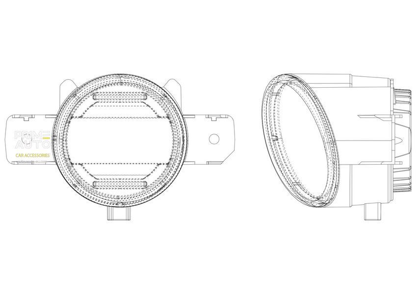 Lămpi de ceață DoubleTap LED Jaguar X-Type 2004-2008 AlphaRex 210002