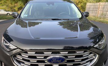 Hood Spoiler Ford EDGE 2019-2025 Aeroskin Dark Smoke AVS 322172