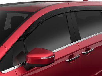 Window Deflectors 4 pcs Set Honda Odyssey 2018-2025 VENTVISOR LOW PRO Dark Smoke AVS 894117