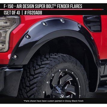 Extensoare pentru pasajele roții Ford F-150 2015-2017 negru AIR DESIGN FO20A08