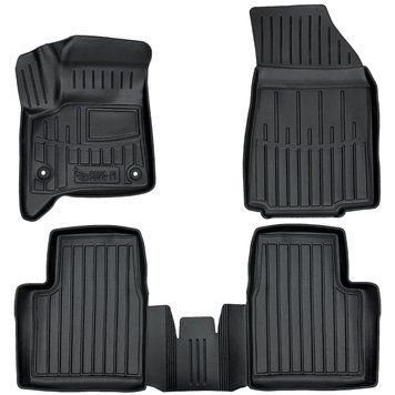 Car Mats with raised edge set 4 pcs Opel Frontera 2024 + (OV24) Black SOVA-PL
