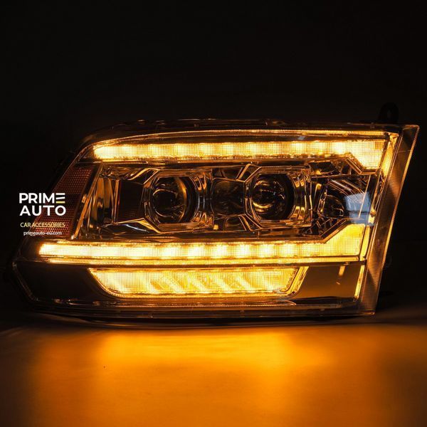 Lampy przednie RAM/Dodge Ram 1500 Classic 2009-2024 G2 Style PRO seria chrom AlphaRex 880562