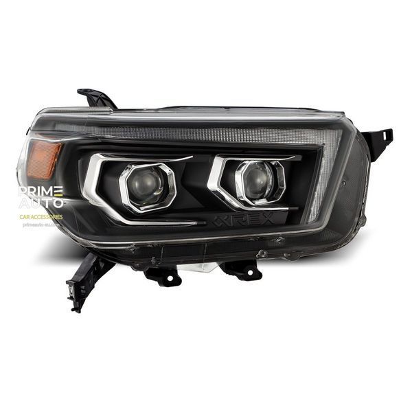 Передние фары Toyota 4Runner 2010-2013 PRO серия черные AlphaRex 880755 880755 фото