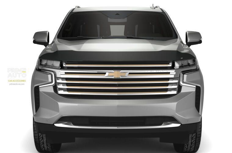 Deflektor maski spoiwo Aeroskin czarny mata Chevrolet Suburban 2021 - 2025 AVS 377177