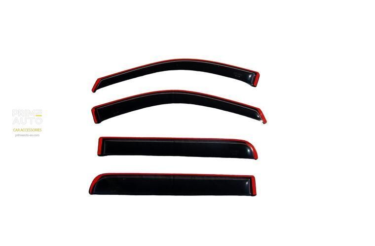Window Deflectors 4 pcs Set Buick ENCORE 2013-2025 Ventvisor IN-CHANNEL Dark Smoke AVS 194446