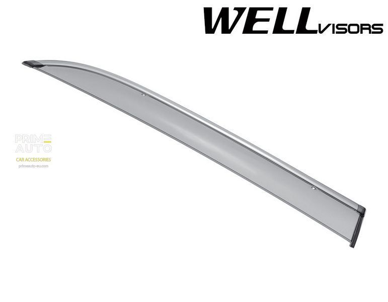 Owiewki do szyb samochodowych num 4 szt z chromowaną odlewanie Lexus LS 1995 - 2000 Wellvisors 3-847LX014