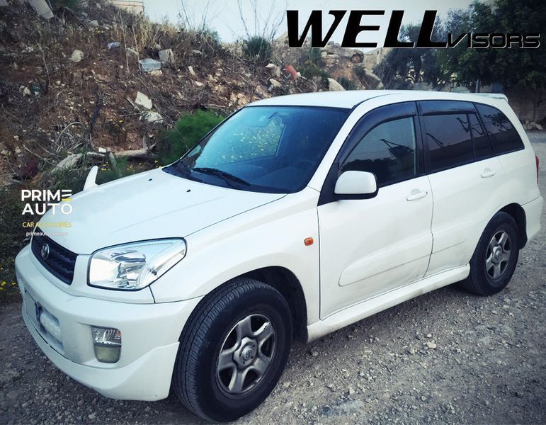 Дефлекторы окон к-т 4 шт Premium серия Toyota RAV4 2001 - 2005 4 дверей Wellvisors 3-847TY012 3-847TY012 фото
