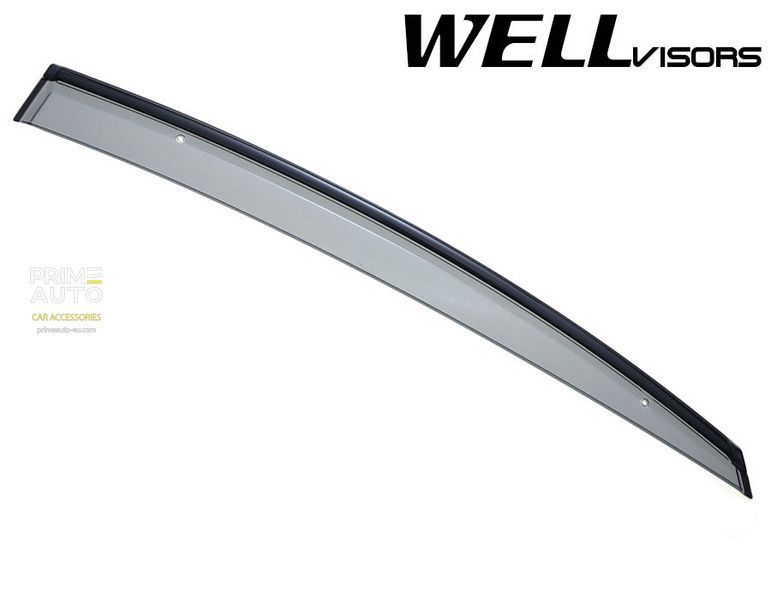 Window Deflectors 4pcs Set With Black Trim Hyundai Sonata 2011-2014 Wellvisors 3-847HY007