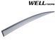 Owiewki do szyb samochodowych num 4 szt aerodynamiczny (z czarną listwą) Honda Civic 2012 - 2015 Sedan Wellvisors 3-847HD010