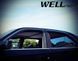 Owiewki do szyb samochodowych num 4 szt z chromowaną odlewanie Lexus LS 1995 - 2000 Wellvisors 3-847LX014