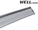 Owiewki do szyb samochodowych num 4 szt aerodynamiczny (z czarną listwą) Honda Civic 2012 - 2015 Sedan Wellvisors 3-847HD010