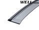 Owiewki do szyb samochodowych num 4 szt z czarna chromowana listwa Volvo XC60 2010 - 2017 Wellvisors 3-847VO001