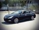 Window Deflectors 4pcs Set With Black Trim Hyundai Sonata 2011-2014 Wellvisors 3-847HY007