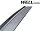 Owiewki do szyb samochodowych num 4 szt z czarna chromowana listwa Volvo XC60 2010 - 2017 Wellvisors 3-847VO001