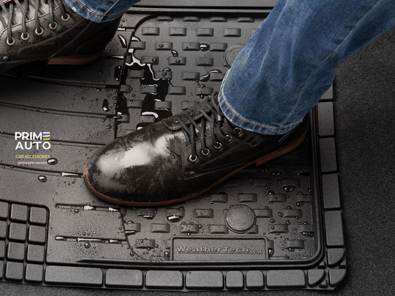 Covorașe universale din cauciuc set 4 piese negru WeatherTech 11AVMSB