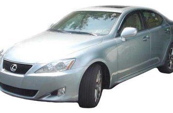 Window Deflectors 4 pcs Set Lexus IS250 2006-2013 Ventvisor LOW PRO With Chrome Trim AVS 794008