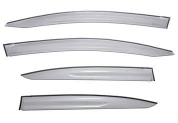 Window Deflectors 4pcs Set Premium Series Honda Civic 2012-2015 Sedan Wellvisors 3-847HD020