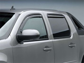 Window Deflectors 4 pcs set Chevrolet Avalanche 2007 - 2013 Dark Gloss Crew Cab EGR 571701