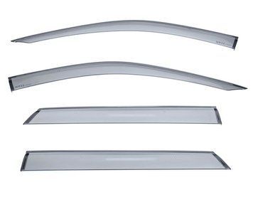 Window Deflectors 4pcs Set Premium Series Dodge Durango 2011-2022 Wellvisors 3-847DG006