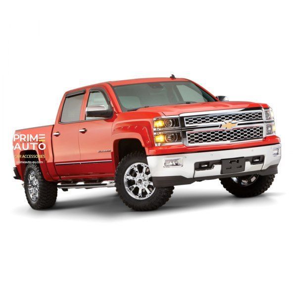 Fender Flares set 4 PCs Chevrolet Silverado 1500 2019-2021 Forge-style black Bushwacker 48140-08