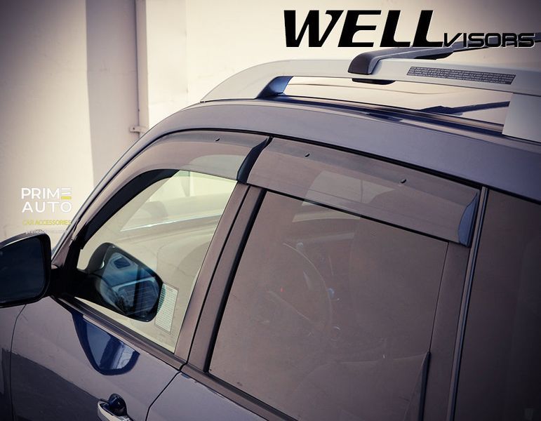 Дефлекторы окон к-т 4 шт Premium серия Subaru Forester 2009 - 2013 Wellvisors 3-847SU002 3-847SU002 фото