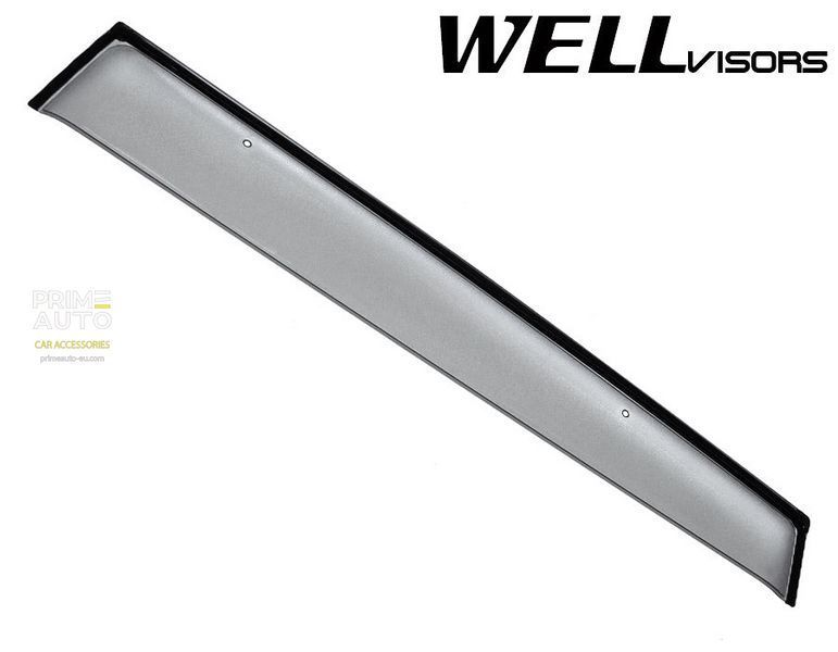 Window Deflectors 4pcs Set With Black Trim Toyota RAV4 2006-2012 Wellvisors 3-847TY013