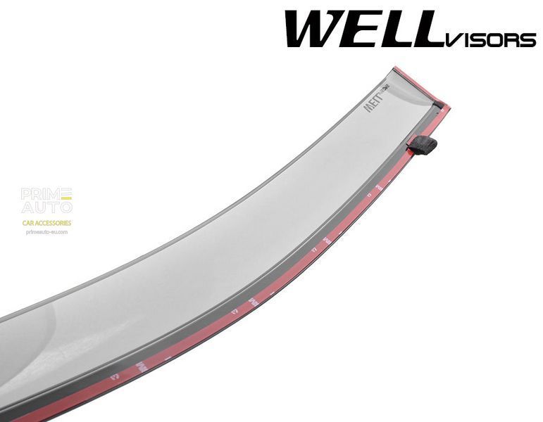 Дефлекторы окон к-т 4 шт с хромированным молдингом Volvo XC60 2018 - 2025 Wellvisors 3-847VO007 3-847VO007 фото