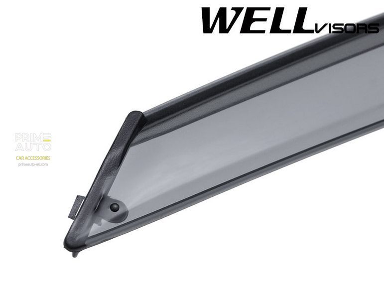 Дефлекторы окон к-т 4 шт Premium серия Subaru Forester 2009 - 2013 Wellvisors 3-847SU002 3-847SU002 фото