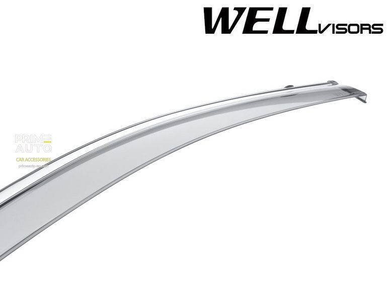 Дефлекторы окон к-т 4 шт с хромированным молдингом Volvo XC60 2018 - 2025 Wellvisors 3-847VO007 3-847VO007 фото
