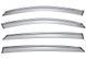 Window Deflectors 4pcs Set with Chrome Trim Kia Optima 2011-2015 Wellvisors 3-847KA006