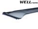 Window Deflectors 4pcs Set With Black Trim Toyota RAV4 2006-2012 Wellvisors 3-847TY013