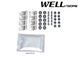 Window Deflectors 4pcs Set Premium Series Honda Civic 2012-2015 Sedan Wellvisors 3-847HD020