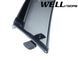 Window Deflectors 4pcs Set With Black Trim Toyota RAV4 2006-2012 Wellvisors 3-847TY013