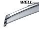 Дефлекторы окон к-т 4 шт с хромированным молдингом Nissan Altima 2013 - 2018 Sedan Wellvisors 3-847NS006 3-847NS006 фото 5