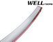 Owiewki do szyb samochodowych num 4 szt z chromowaną odlewanie Hyundai Sonata 2015 - 2019 Wellvisors 3-847HY009