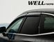 Дефлекторы окон к-т 4 шт с хромированным молдингом Volvo XC60 2018 - 2025 Wellvisors 3-847VO007 3-847VO007 фото 4