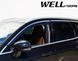 Дефлекторы окон к-т 4 шт с хромированным молдингом Volvo XC60 2018 - 2025 Wellvisors 3-847VO007 3-847VO007 фото 3
