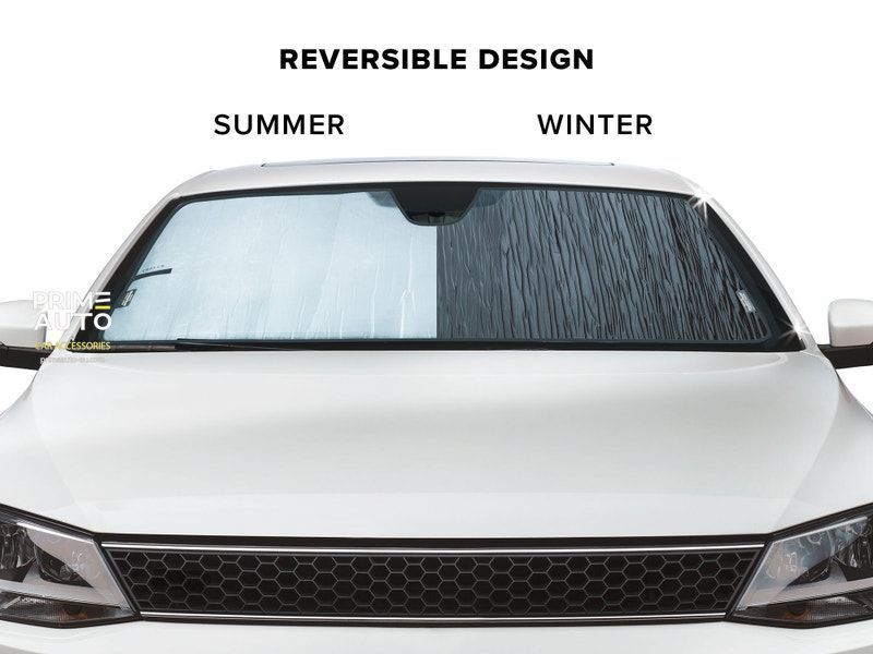 Sun Shade Peterbilt 589 2024 - 2026 Silver / Black WeatherTech TS1635