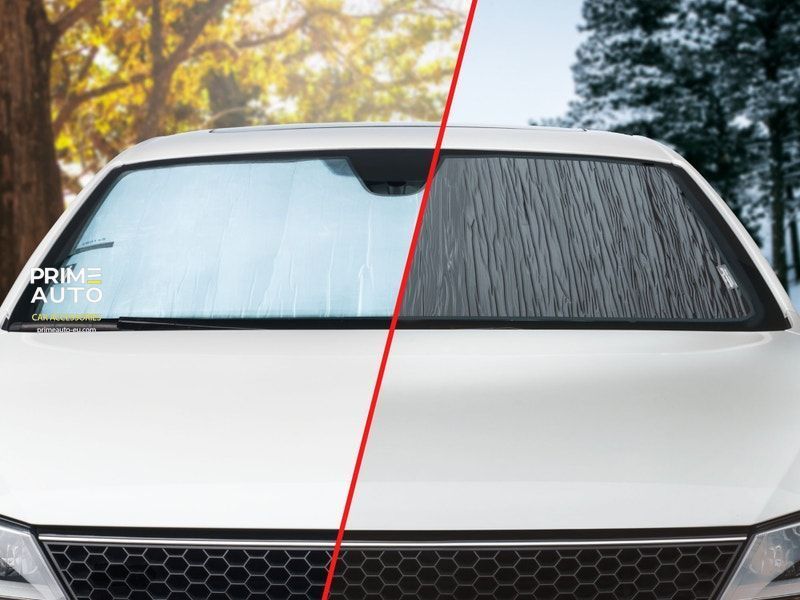 Sun Shade Peterbilt 589 2024 - 2026 Silver / Black WeatherTech TS1635